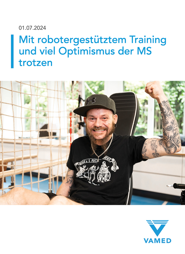 Mit robotergestütztem Training und viel Optimismus der MS trotzen